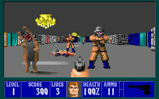 Playing Wolfenstein 3D with one hand in 2026